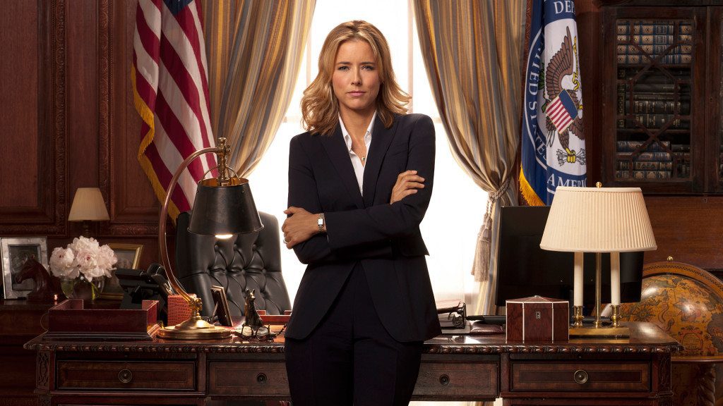 T?a Leoni stras as Elizabeth McCord in the new CBS drama "Madam Secretary," premiering Sunday, September 21 at 8:00 PM ET/PT.