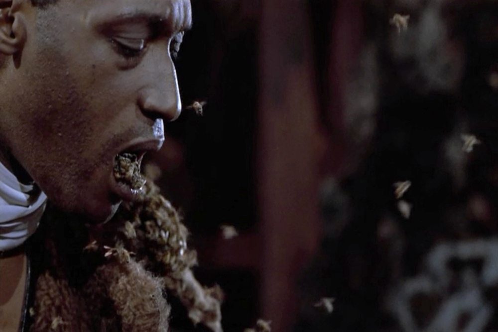 Maybe Candyman was just lonely because no one wants to kiss a guy with a mouth full of bees