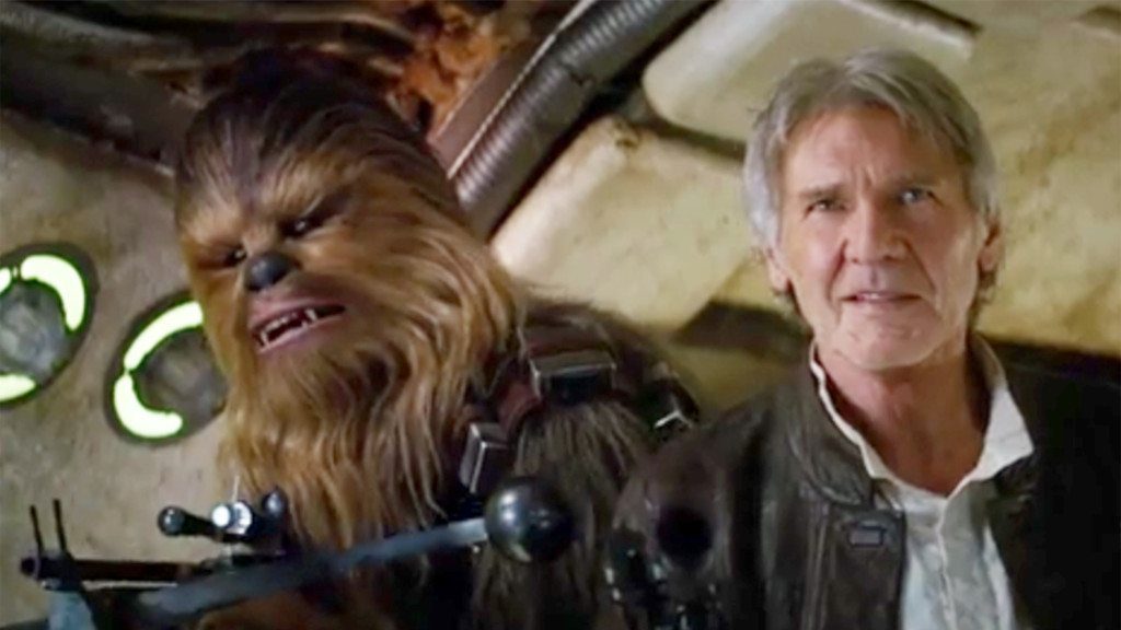 Han Solo and Chewbacca