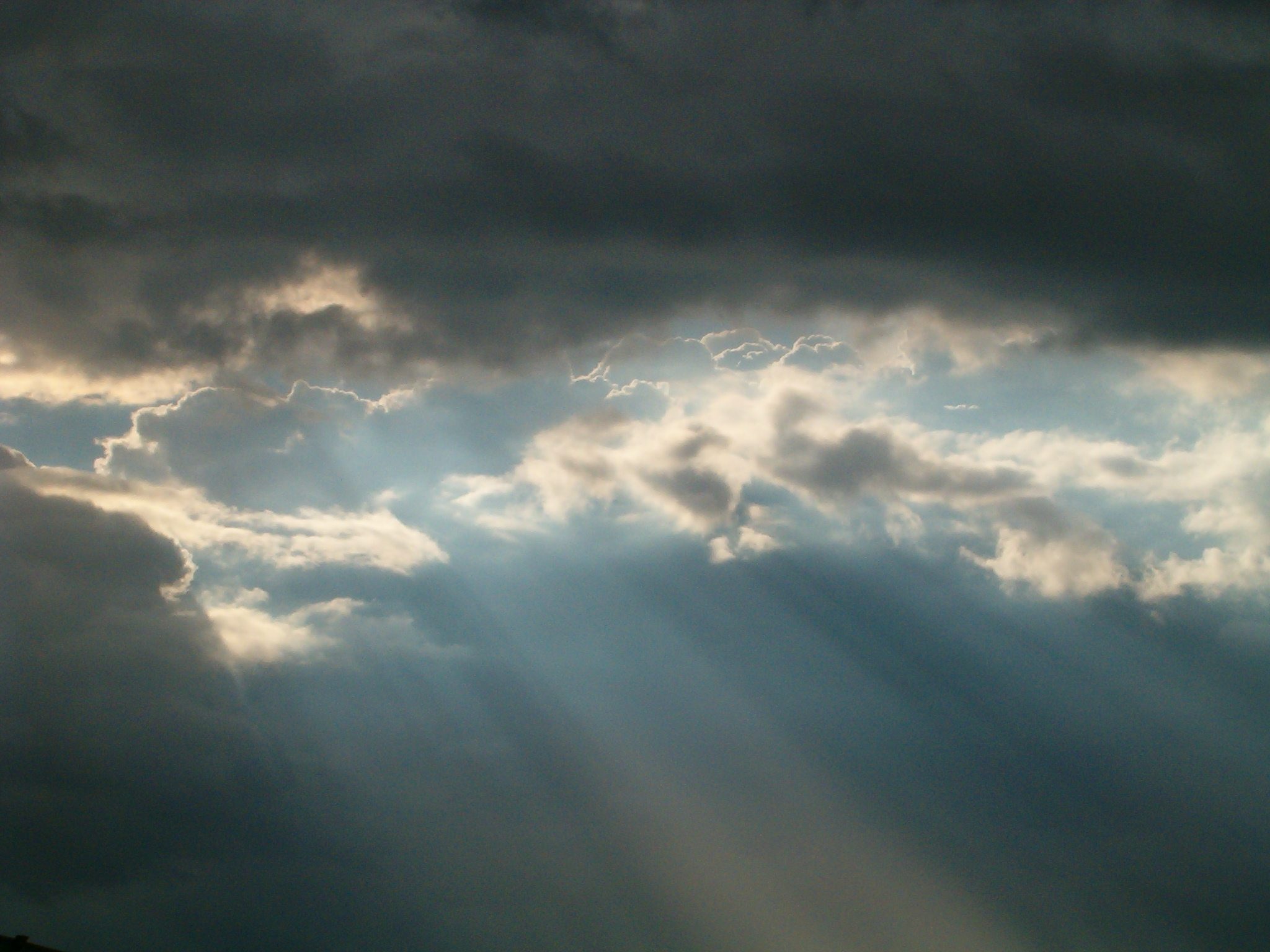 Sunlight through the clouds