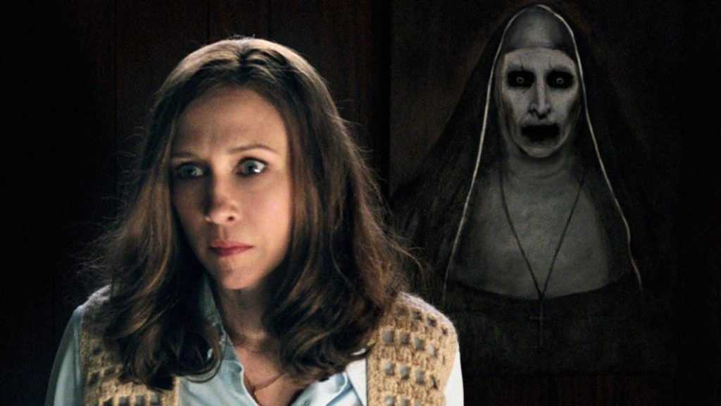 Ed's painting of that demonic nun sure looks lifelike. I'd run if I were you, Lorraine.