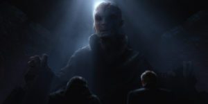 Star Wars: The Force Awakens Supreme Leader Snoke (Andy Serkis) Ph: Film Frame ? 2014 Lucasfilm Ltd. & TM. All Right Reserved..