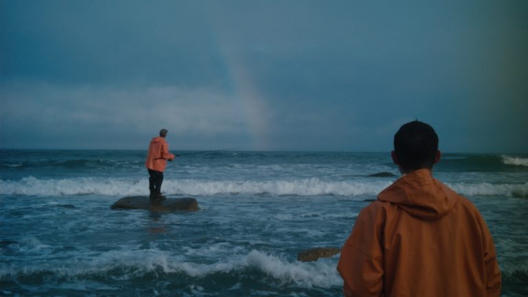 Ben Madeiras and Lucas Landers, as seen in Somewhere with No Bridges, a film by Charles Frank. Photo Credit_ Jeff Melanson