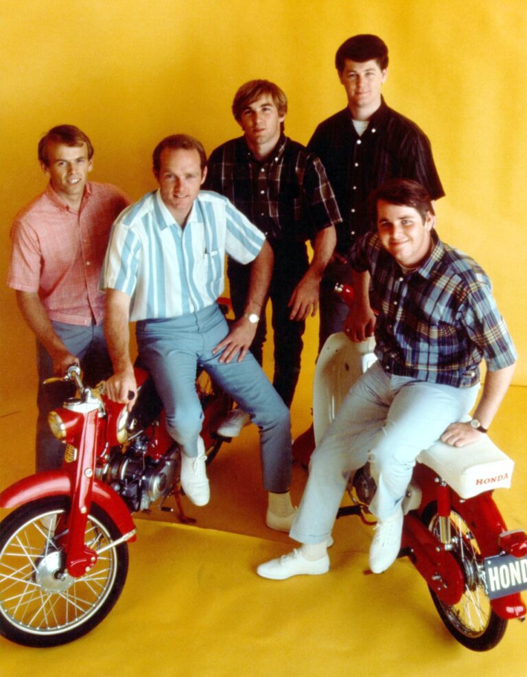 Beach Boys Portrait With Mopeds