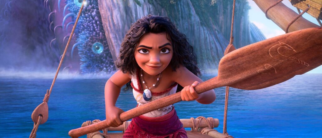 Moana 2 review, Disney animation, Moana sequel, Moana 2 soundtrack, Moana 2 flaws, Disney movie review, Moana 2 animation, inconsistent music in Moana 2, tonal shifts in Moana 2, Moana 2 disappointment.